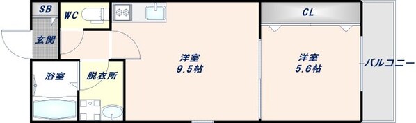 ＪＲ長瀬駅 徒歩7分 3階の物件間取画像